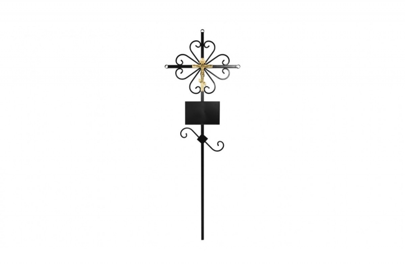 Крест металлический "Вензель"